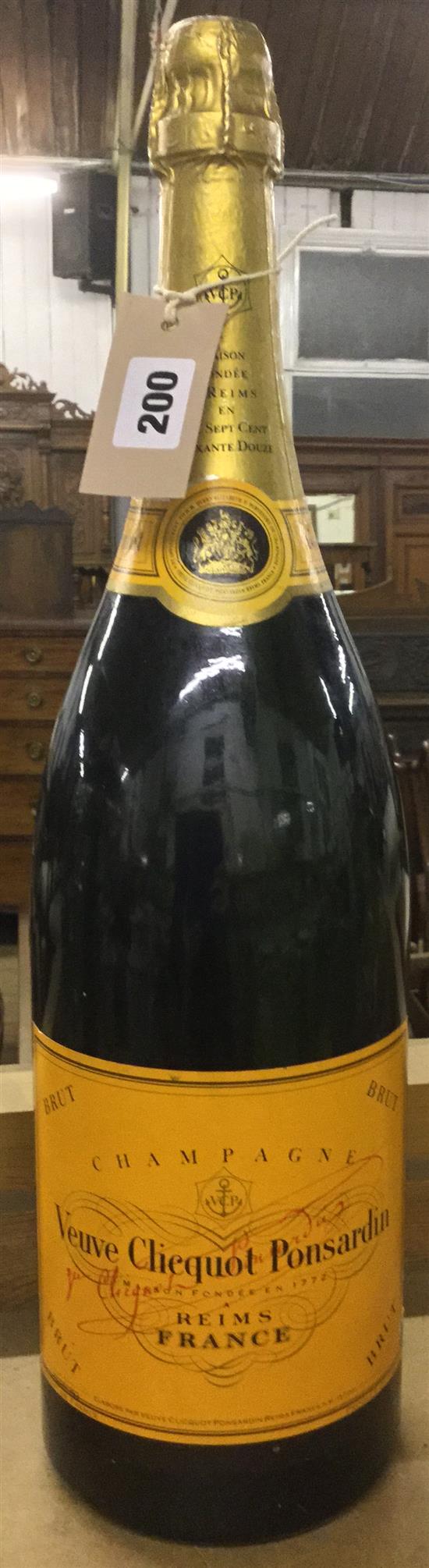 Double magnum Veuve Cliquot